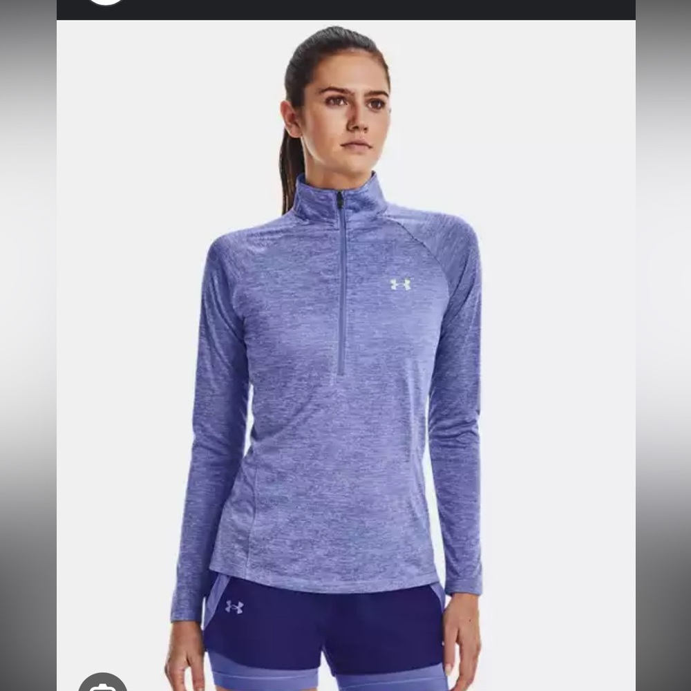 Under Armour Heat Gear Top PALE AQUA COLOR (See All Photos) - Picture 2 of 7